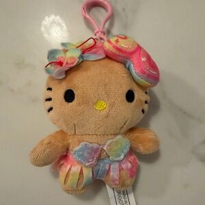 Hello Kitty Plush Keychain - hawaii anniversary limited